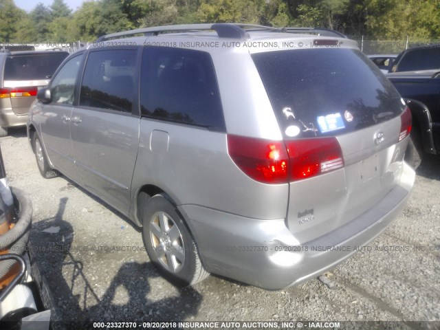 5TDZA23CX4S167975 - 2004 TOYOTA SIENNA CE/LE SILVER photo 3