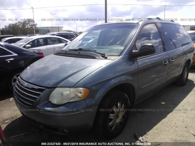 2A8GP64L76R635600 - 2006 CHRYSLER TOWN & COUNTRY LIMITED GREEN photo 2