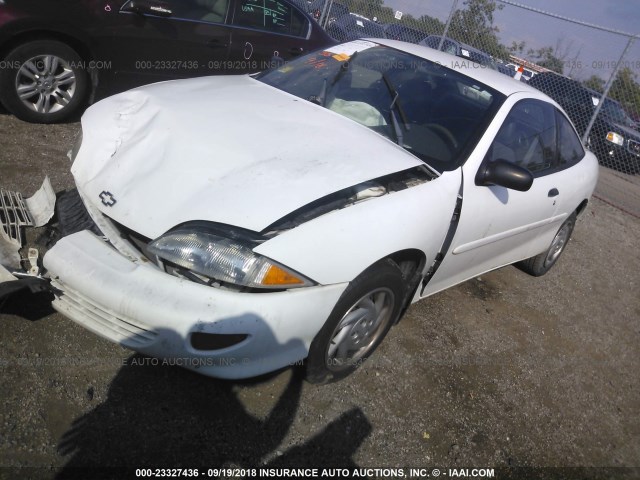 1G1JC1248W7212588 - 1998 CHEVROLET CAVALIER RS WHITE photo 2