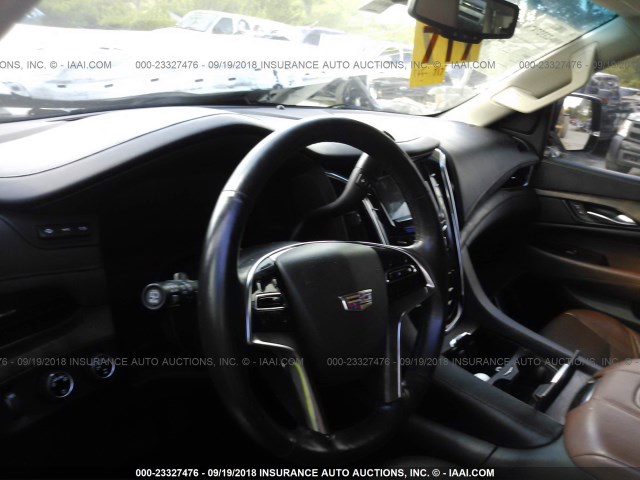 1GYS4SKJ8FR646187 - 2015 CADILLAC ESCALADE ESV LUXURY WHITE photo 5