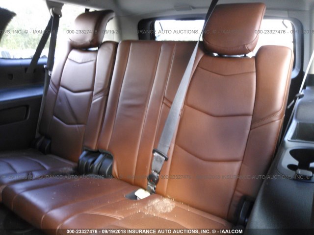 1GYS4SKJ8FR646187 - 2015 CADILLAC ESCALADE ESV LUXURY WHITE photo 8