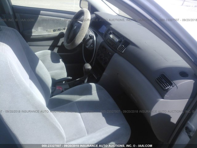 2T1BR32E78C903465 - 2008 TOYOTA COROLLA CE/LE/S SILVER photo 5