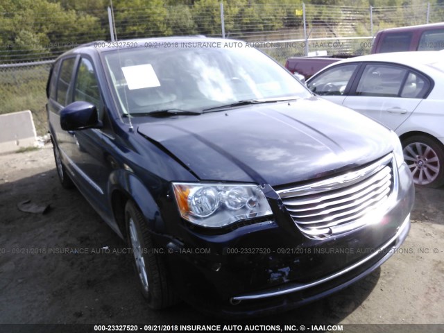 2C4RC1BG8ER434713 - 2014 CHRYSLER TOWN & COUNTRY TOURING Dark Blue photo 1