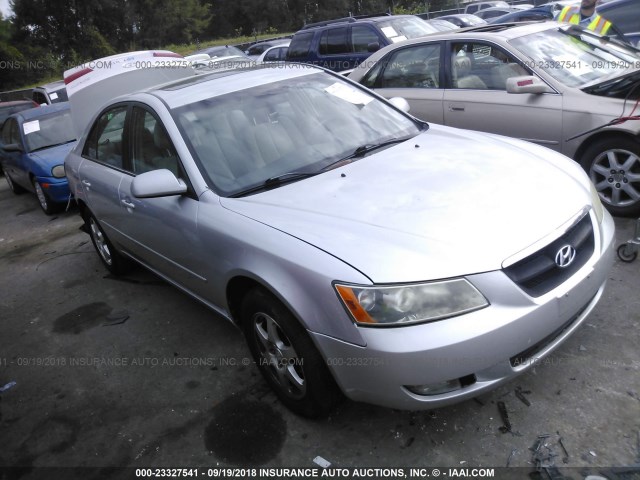 5NPEU46C36H112175 - 2006 HYUNDAI SONATA GLS/LX SILVER photo 1