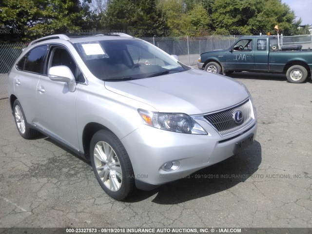 JTJBC1BA1B2040541 - 2011 LEXUS RX 450 SILVER photo 1