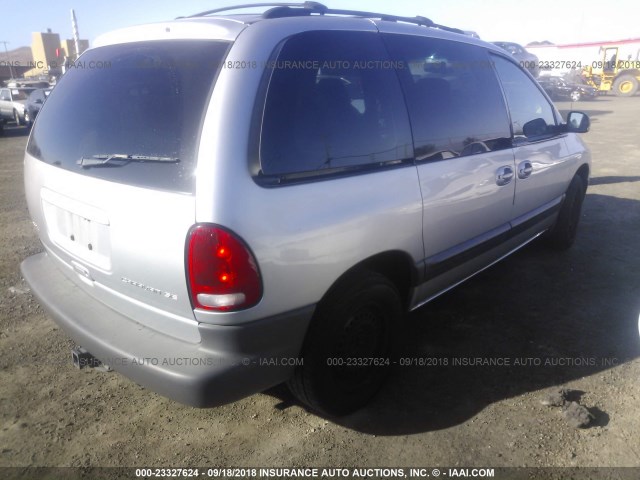 2B4GP45R1YR637633 - 2000 DODGE CARAVAN SE/SPORT SILVER photo 4