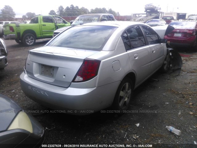 1G8AL58F57Z165740 - 2007 SATURN ION LEVEL 3 SILVER photo 4