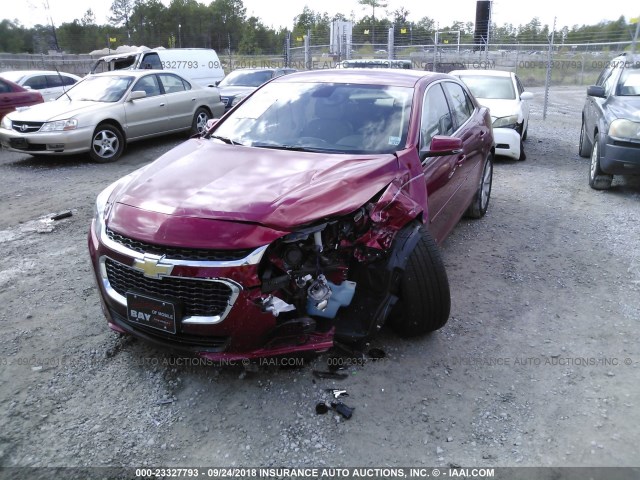 1G11E5SL6EF171861 - 2014 CHEVROLET MALIBU 2LT RED photo 2