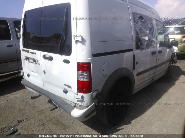 NM0LS6BN2CT115153 - 2012 FORD TRANSIT CONNECT XLT WHITE photo 4