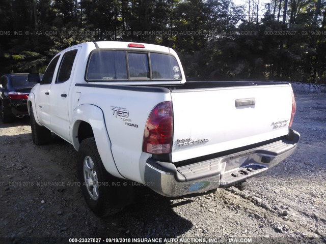 3TMJU62N68M066260 - 2008 TOYOTA TACOMA DOUBLE CAB PRERUNNER WHITE photo 3