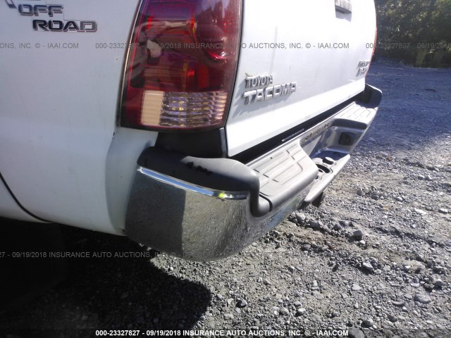 3TMJU62N68M066260 - 2008 TOYOTA TACOMA DOUBLE CAB PRERUNNER WHITE photo 6