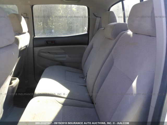 3TMJU62N68M066260 - 2008 TOYOTA TACOMA DOUBLE CAB PRERUNNER WHITE photo 8