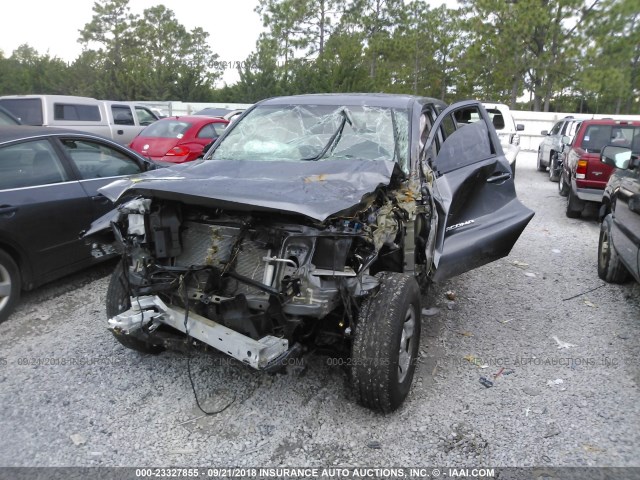 5TFAZ5CN0GX003786 - 2016 TOYOTA TACOMA DBL CAB/SR5/TRD SPORT/OR GRAY photo 6