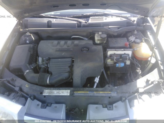 1G8AL52F95Z102145 - 2005 SATURN ION LEVEL 3 GRAY photo 10