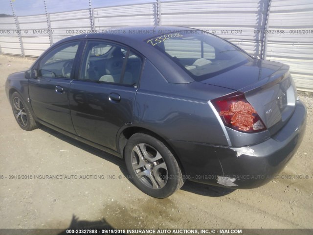 1G8AL52F95Z102145 - 2005 SATURN ION LEVEL 3 GRAY photo 3