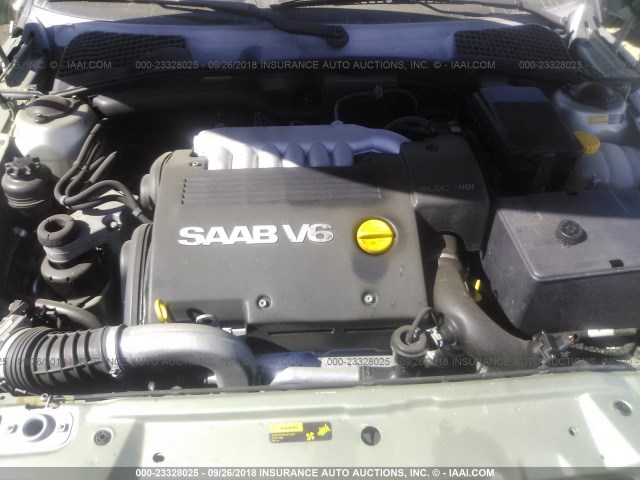 YS3EF48Z0Y3056926 - 2000 SAAB 9-5 SE GREEN photo 10