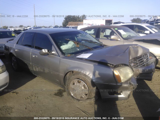 1G6KE57YX1U230449 - 2001 CADILLAC DEVILLE DHS GOLD photo 1