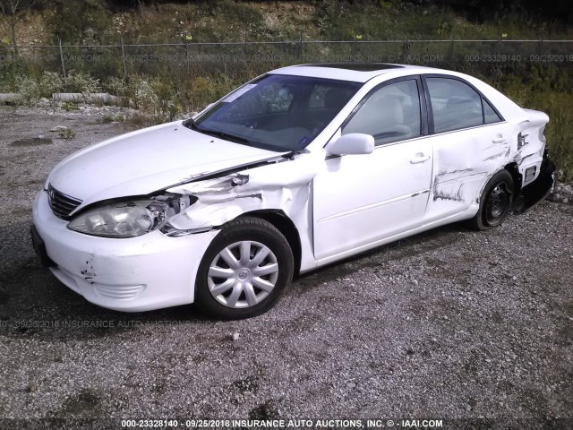 4T1BE32K45U594985 - 2005 TOYOTA CAMRY LE/XLE/SE Ақ фото 2