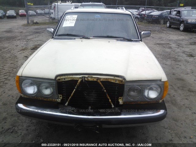 12319012013025 - 1980 MERCEDES-BENZ 300TD WHITE photo 6