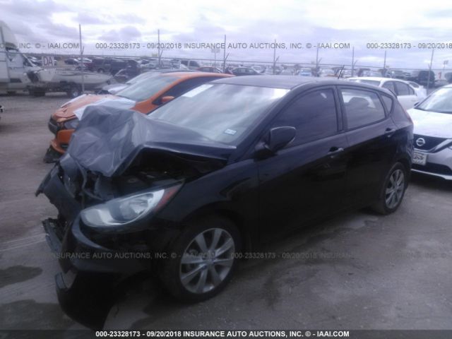 KMHCU5AE6DU085753 - 2013 HYUNDAI ACCENT GLS/SE BLACK photo 2