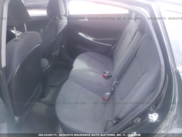 KMHCU5AE6DU085753 - 2013 HYUNDAI ACCENT GLS/SE BLACK photo 8