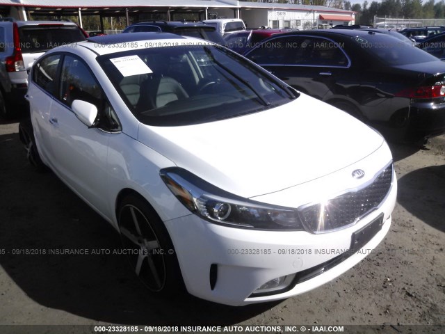 3KPFN4A80JE179348 - 2018 KIA FORTE EX/SX WHITE photo 1