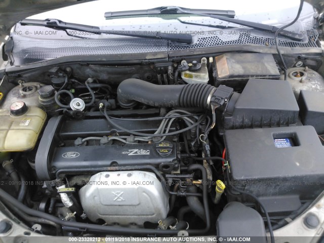 1FAFP383X3W179502 - 2003 FORD FOCUS ZTS TAN photo 10