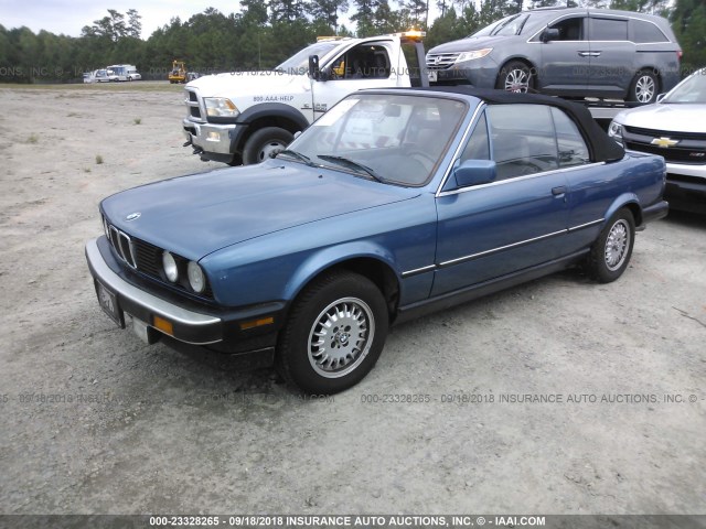 WBABB2302K8864172 - 1989 BMW 325 I AUTOMATIC BLUE photo 2