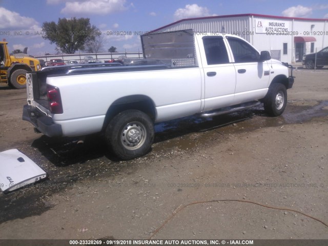3D7KS28D48G248688 - 2008 DODGE RAM 2500 ST/SLT 白色 照片 4