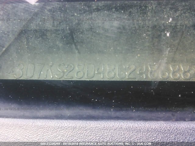 3D7KS28D48G248688 - 2008 DODGE RAM 2500 ST/SLT 白色 照片 9