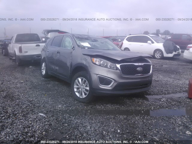 5XYPG4A38GG022729 - 2016 KIA SORENTO LX/L GRAY photo 1