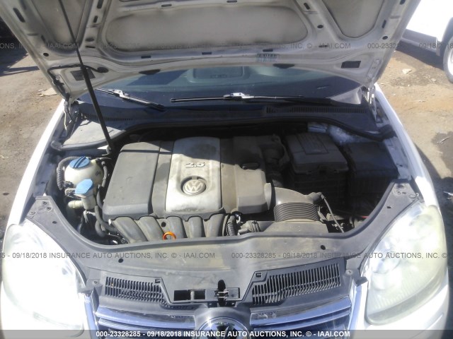 3VWEG71K47M199309 - 2007 VOLKSWAGEN JETTA WOLFSBURG 白色 照片 10