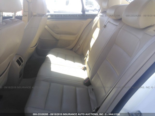 3VWEG71K47M199309 - 2007 VOLKSWAGEN JETTA WOLFSBURG 白色 照片 8