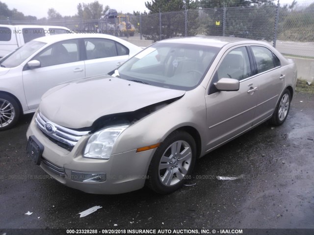 3FAHP08Z38R187608 - 2008 FORD FUSION SEL GOLD photo 2