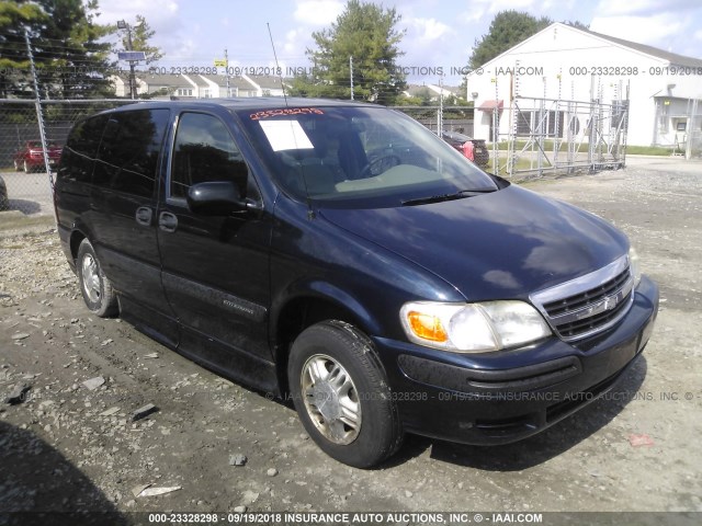 1GBDX23E83C310415 - 2003 CHEVROLET VENTURE INCOMPLETE BLUE photo 1