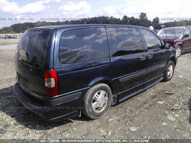 1GBDX23E83C310415 - 2003 CHEVROLET VENTURE INCOMPLETE BLUE photo 4