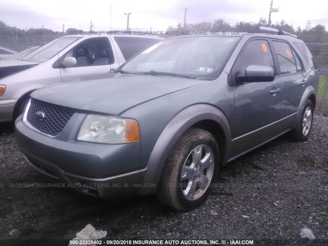 1FMDK05127GA30420 - 2007 FORD FREESTYLE SEL GREEN photo 2