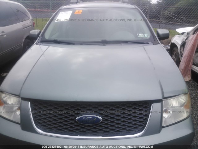 1FMDK05127GA30420 - 2007 FORD FREESTYLE SEL GREEN photo 6