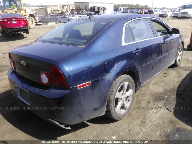 1G1ZJ57B69F259457 - 2009 CHEVROLET MALIBU 2LT BLUE photo 4