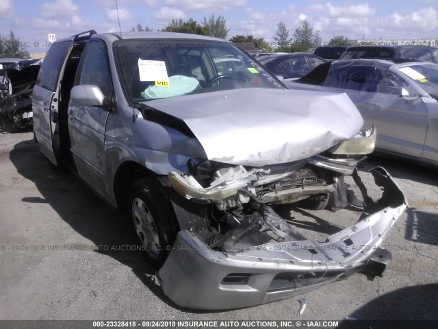 5FNRL18962B032771 - 2002 HONDA ODYSSEY EXL SILVER photo 1