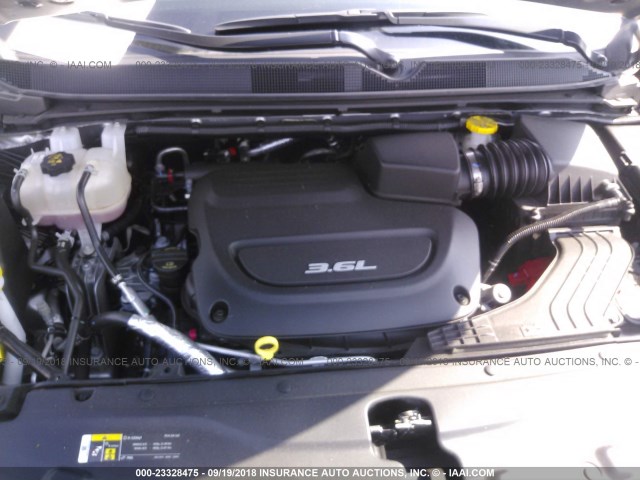 2C4RC1FG0JR107162 - 2018 CHRYSLER PACIFICA TOURING PLUS SILVER photo 10