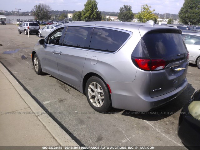 2C4RC1FG0JR107162 - 2018 CHRYSLER PACIFICA TOURING PLUS SILVER photo 3