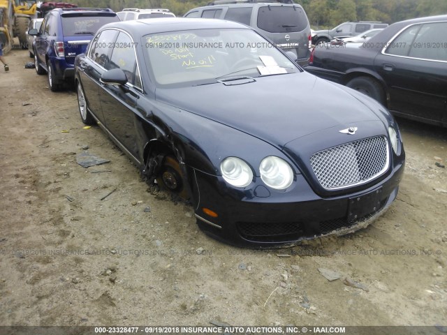 SCBBR93W18C051734 - 2008 BENTLEY CONTINENTAL FLYING SPUR BLUE photo 1