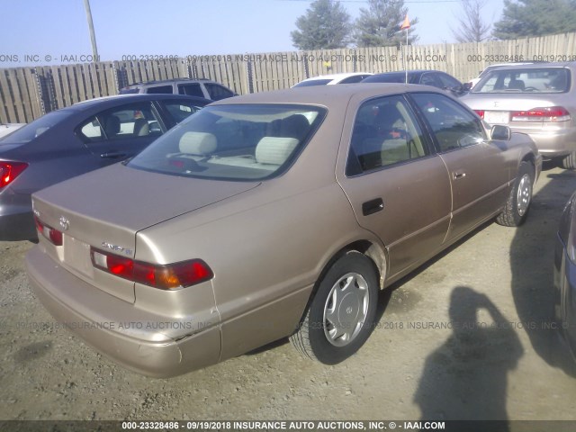 4T1BG22K7XU442299 - 1999 TOYOTA CAMRY CE/LE/XLE 金色 照片 4