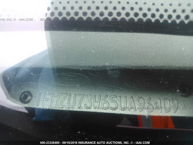 1FMZU73W65UA96409 - 2005 FORD EXPLORER XLT/XLT SPORT/NBX 红色 照片 9