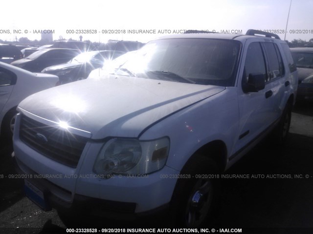 1FMEU62E76UB11695 - 2006 FORD EXPLORER XLS WHITE photo 2