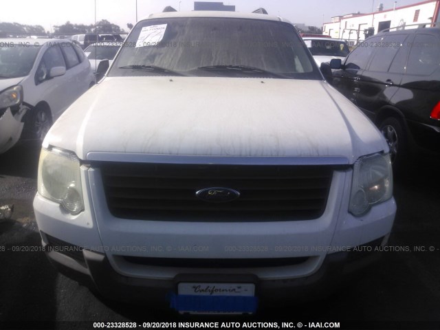 1FMEU62E76UB11695 - 2006 FORD EXPLORER XLS WHITE photo 6