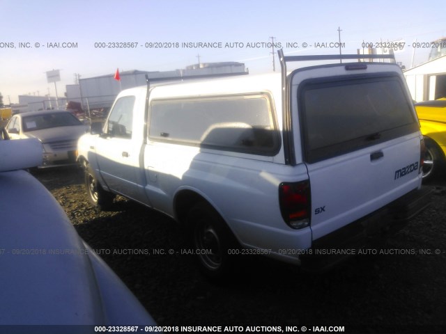 4F4YR12CXYTM14877 - 2000 MAZDA B2500 WHITE photo 3