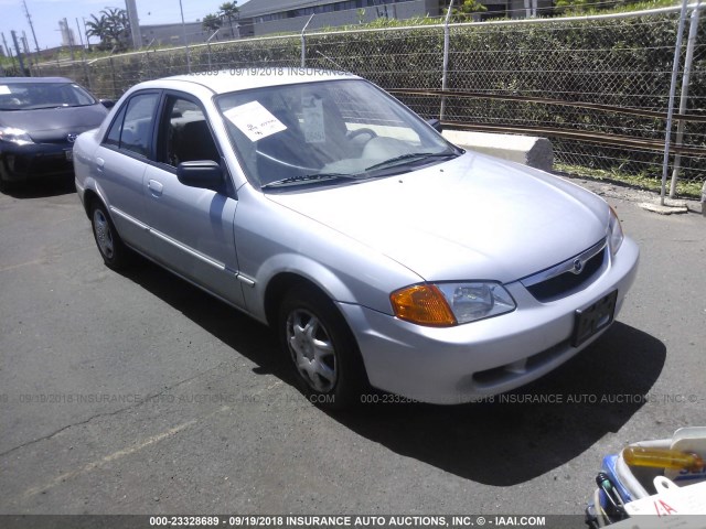 JM1BJ2226X0157834 - 1999 MAZDA PROTEGE DX/LX SILVER photo 1