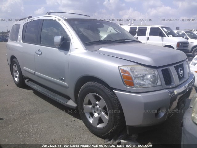 5N1BA08A27N718984 - 2007 NISSAN ARMADA SE/LE SILVER photo 1